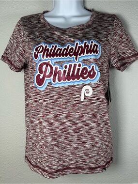 New Era Cooperstown Collection Philadelphia Phillies Women’s Active Tee NWT XS